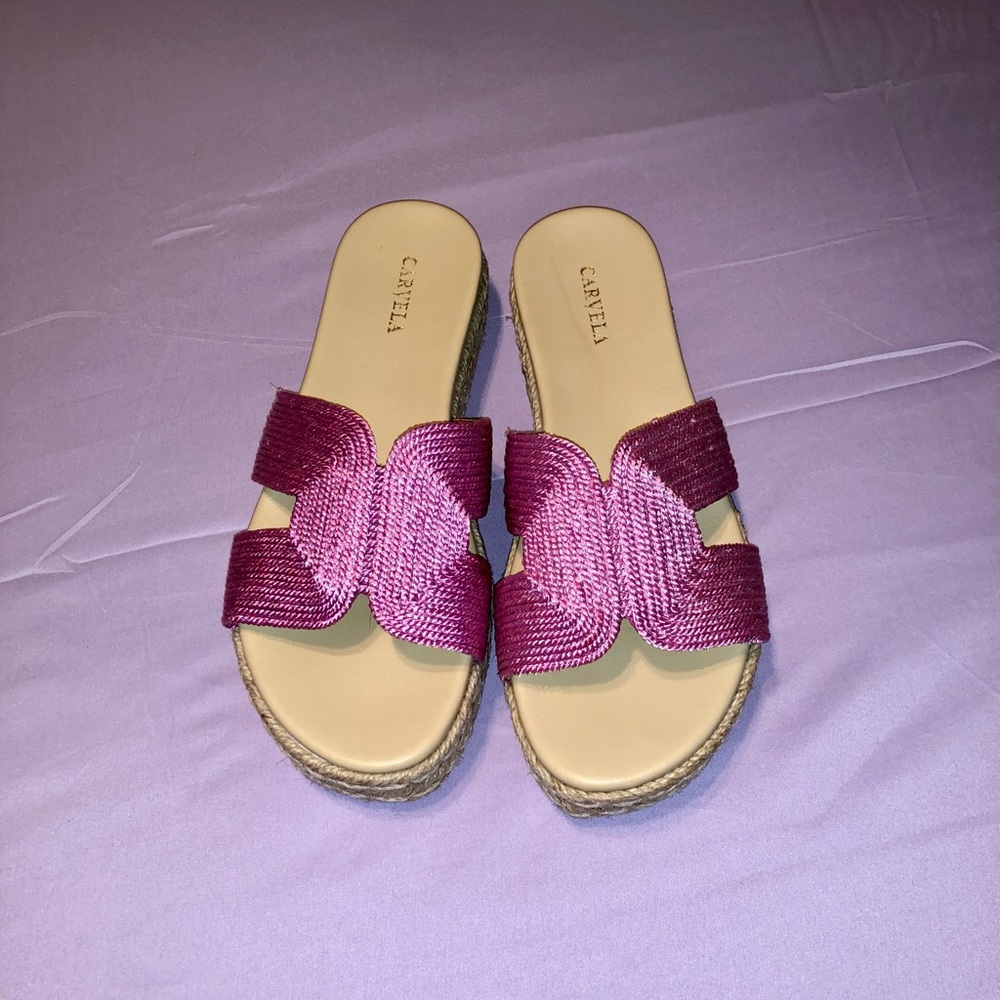 NEW Carvela 8.5 Women Pink Sandals